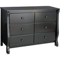 thumbnail image 1 of Delta Children 6-Drawer Dresser, Black, 1 of 5