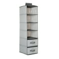 thumbnail image 1 of Delta Children 6-Shelf Hanging Storage Unit with 2 Drawers, Dove Gray, 1 of 6