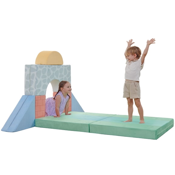 Delta Children 7-Piece Foam Fortress, Castle Creek