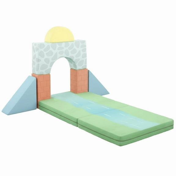 Delta Children 7-Piece Foam Fortress, Castle Creek