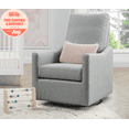 thumbnail image 1 of Delta Children Adley Nursery Glider Swivel Chair - Greenguard Gold Certified, French Grey, 1 of 13