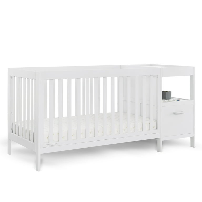 Delta Children Alice 5-in-1 Convertible Crib and Changer