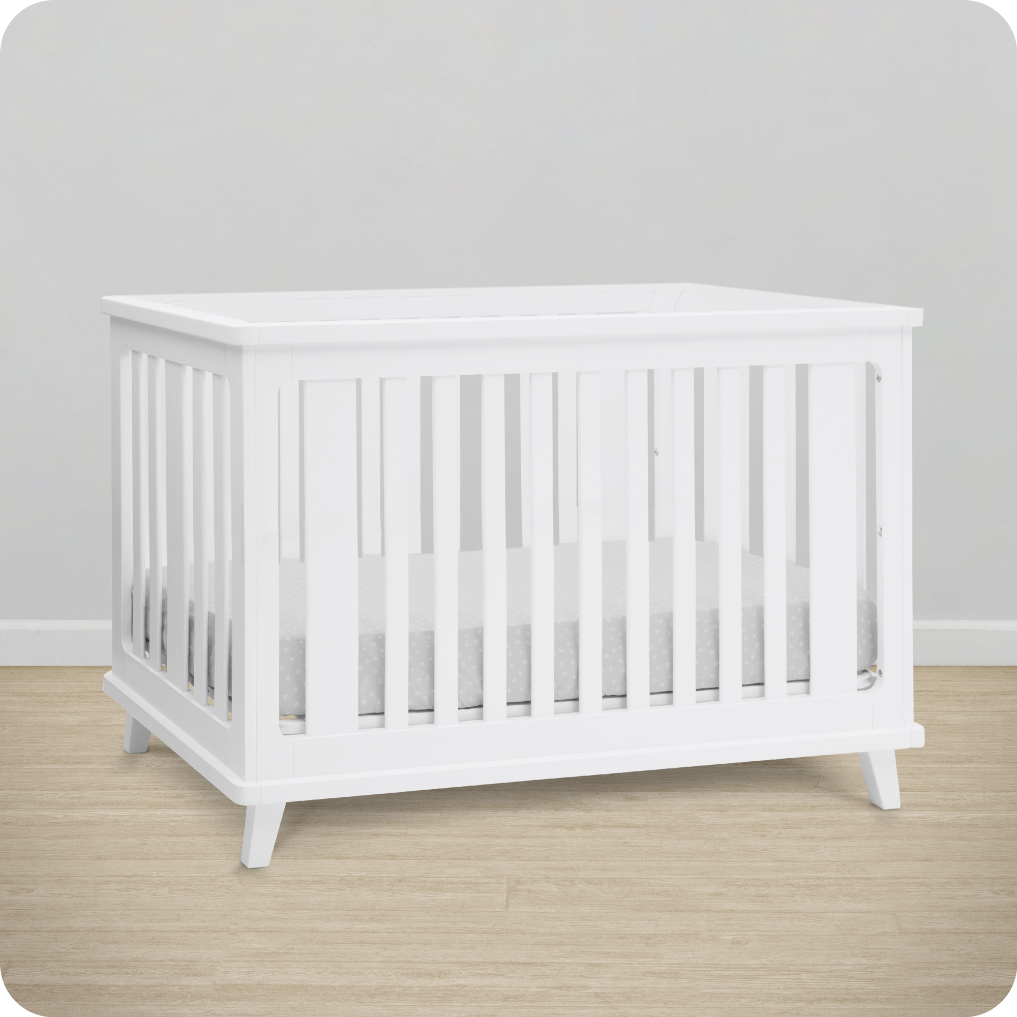 Delta Children Ava 3in1 Convertible Baby Crib, White