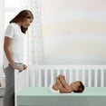 thumbnail image 1 of Delta Children Breathable Crib Mattress Pad Cover - 100% Breathable Mattress Pad Cover for Cribs - Elastic Edges for Secure, Universal Fit - Machine Washable - 1 Pack, Green, 1 of 9