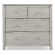 Delta Children Cambridge 3 Drawer Dresser with Interlocking Drawers, Rustic Mist