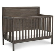 Delta Children Cambridge Mix and Match 4-in-1 Convertible Baby Crib,, Rustic Grey
