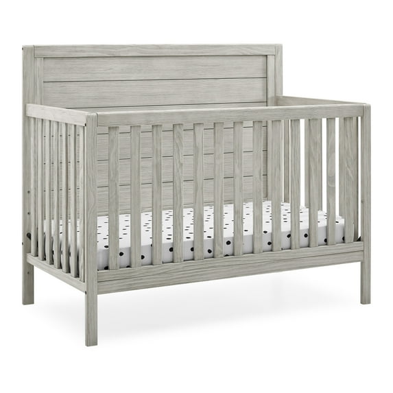 Delta Children Cambridge Mix and Match 4-in-1 Convertible Baby Crib, Rustic Mist