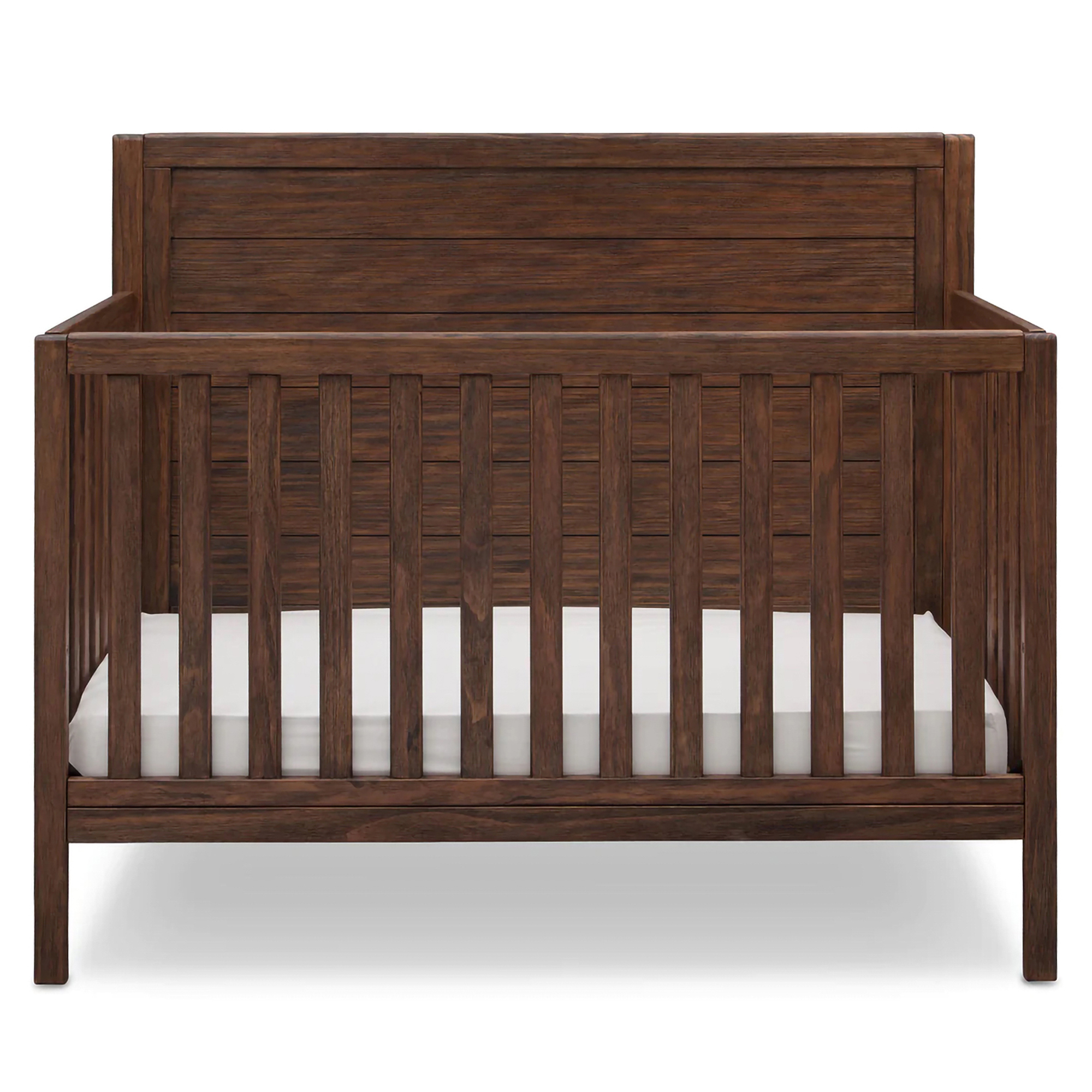 Delta Children Cambridge Mix and Match 4-in-1 Convertible Crib, Greenguard Gold Certified, Rustic Oak - image 1 of 12