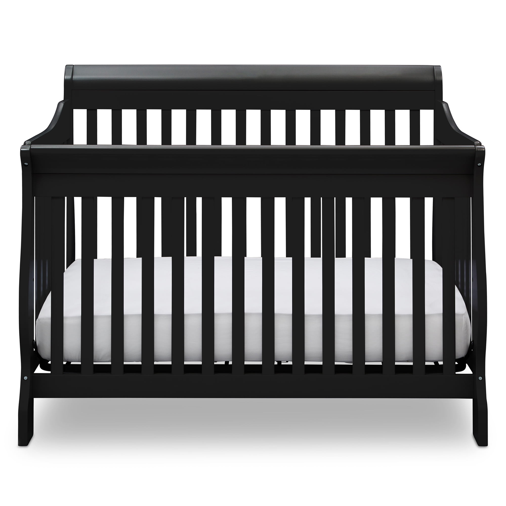 Delta canton 4-in-1 convertible crib black