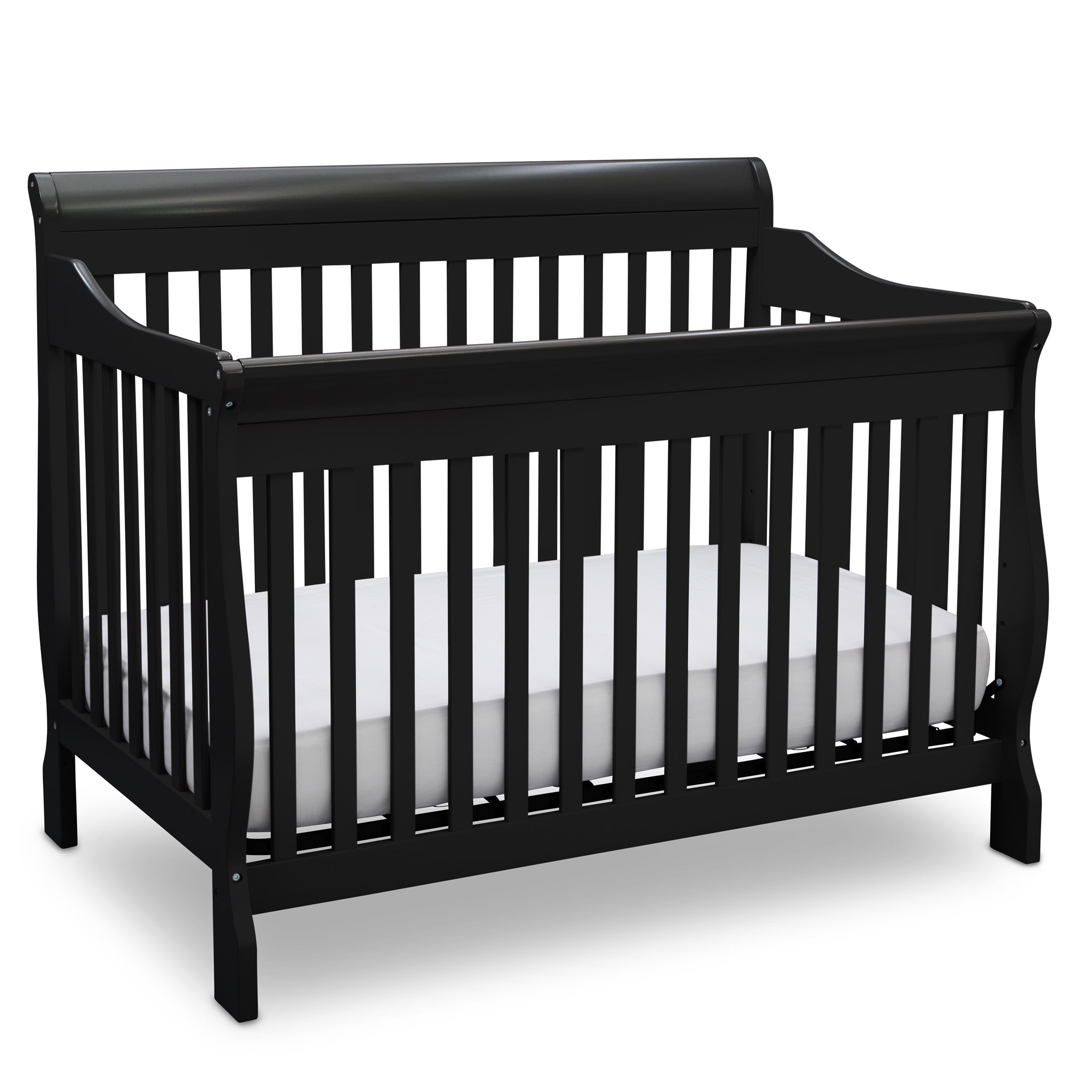 Delta Children Canton 4-in-1 Convertible Crib, Black