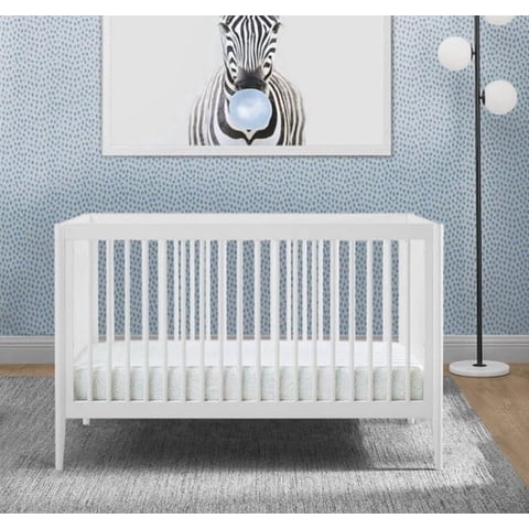Delta Children Casey 6-in-1 Convertible Baby Crib, Bianca White