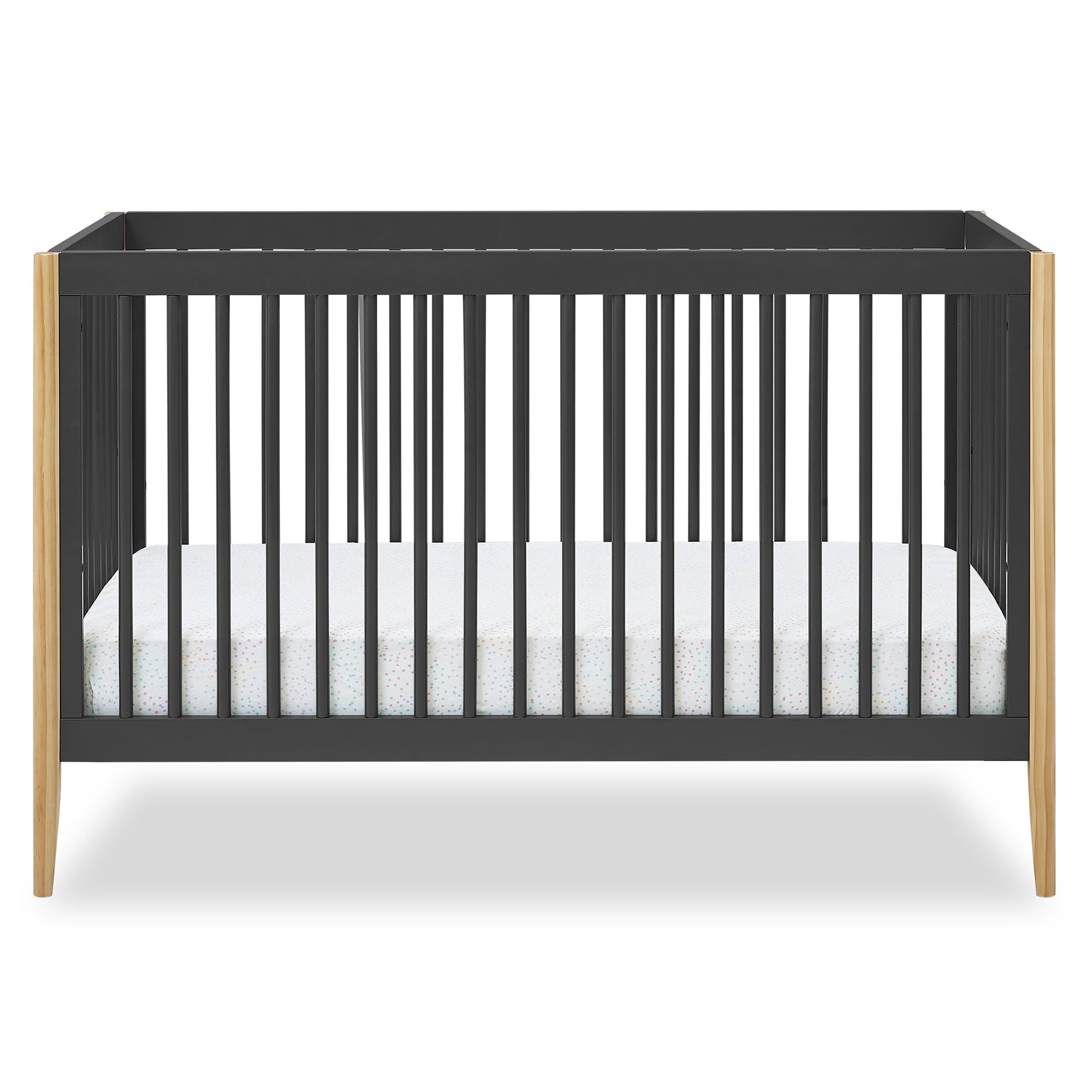 Union 3in1 Convertible Crib Grey