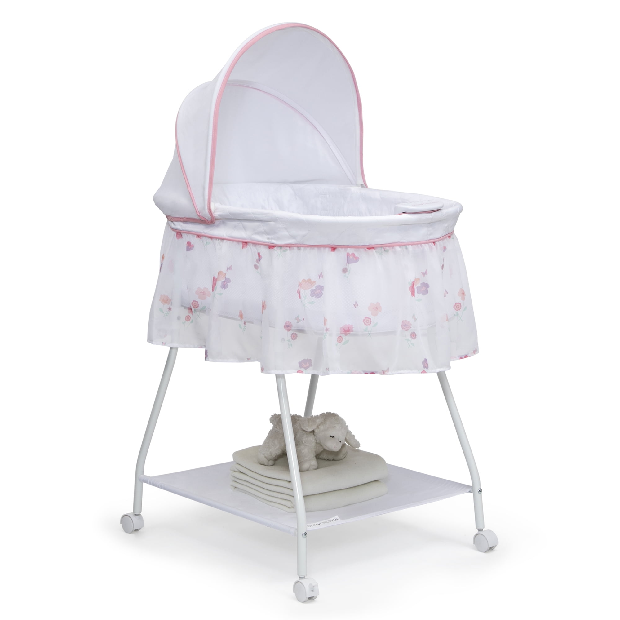 Delta Children Classic Breeze Bassinet English Garden Walmart
