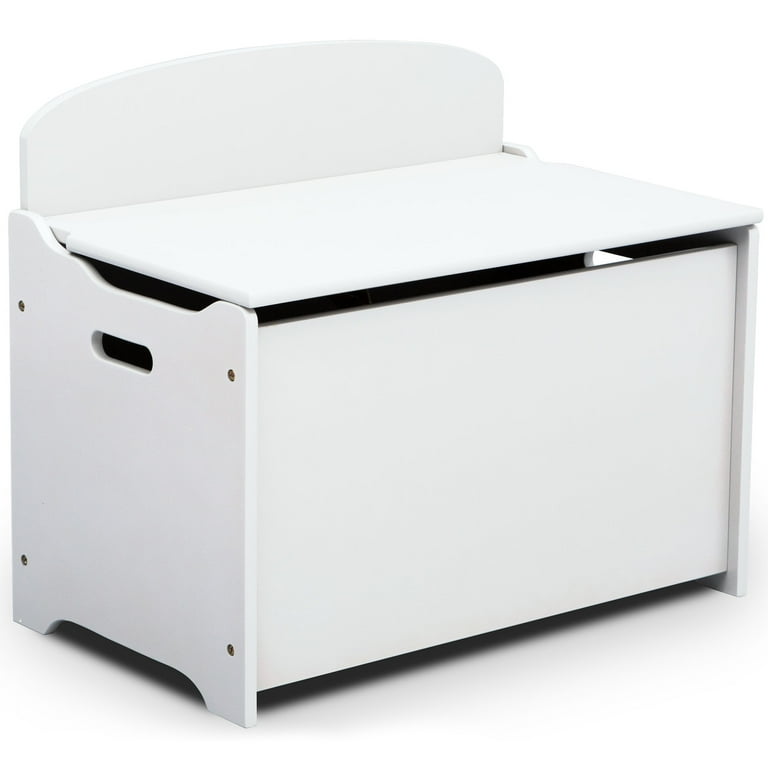 Delta Children Classic Wood Toy Box, Bianca White - Walmart.com