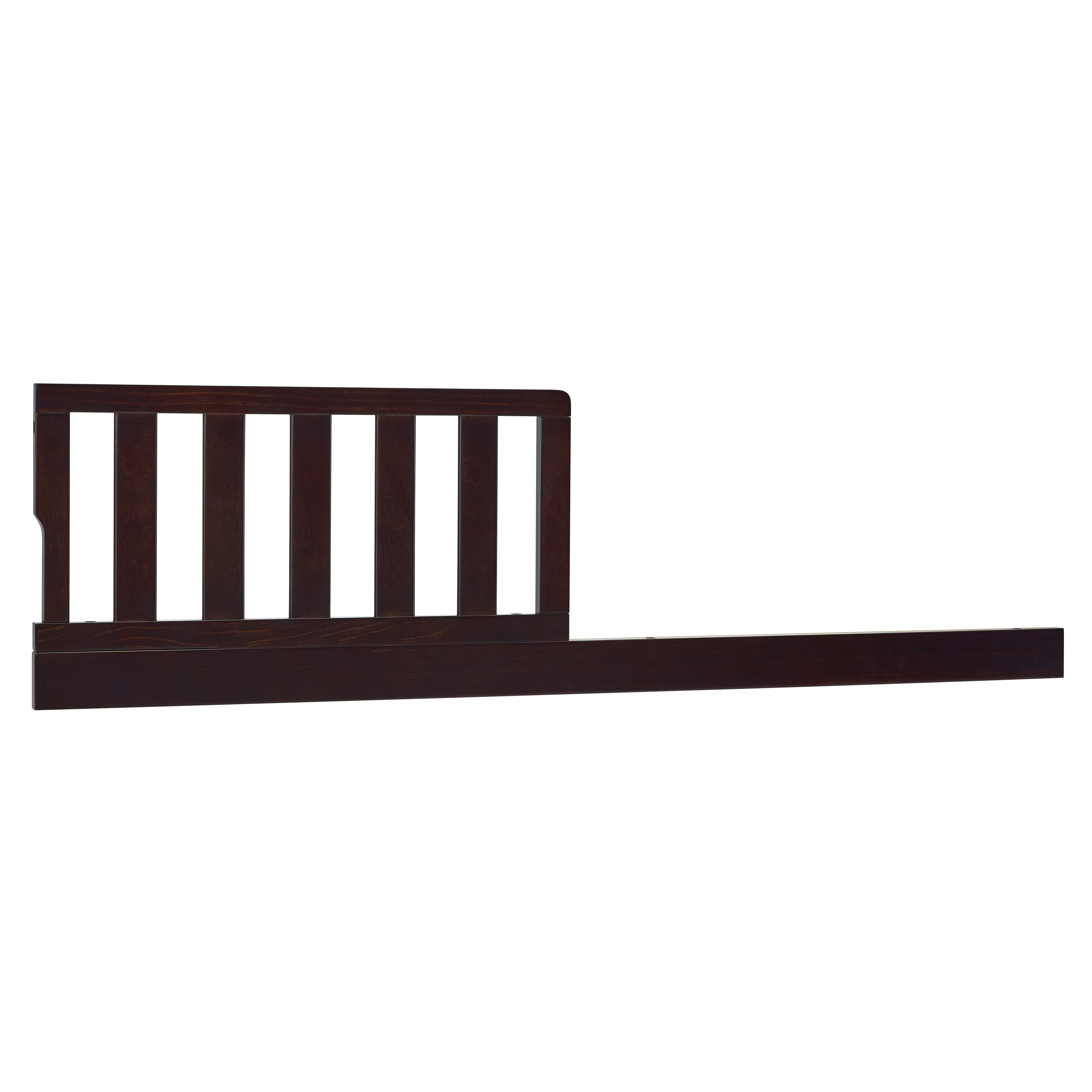 Dark Chocolate Wooden Daybed Sofa Toddler Guardrail