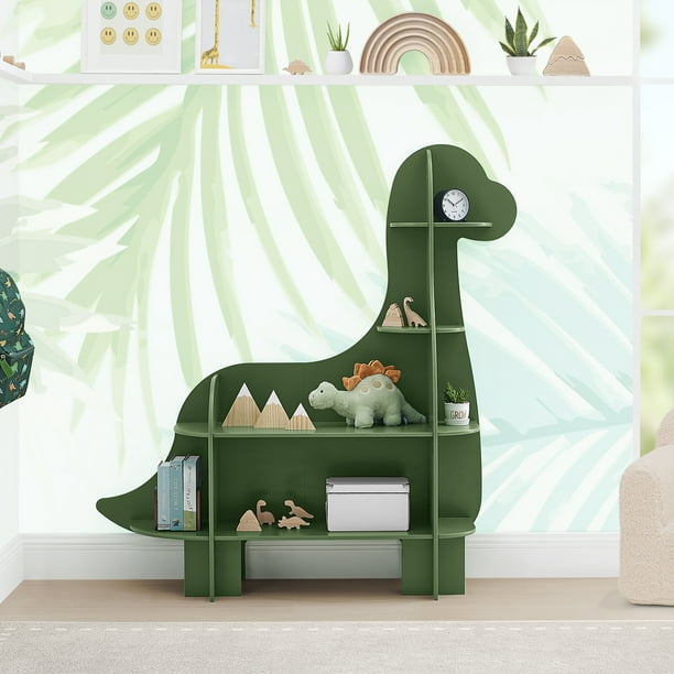 Delta Children Dinosaur Bookcase Greenguard Gold Certified, Fern