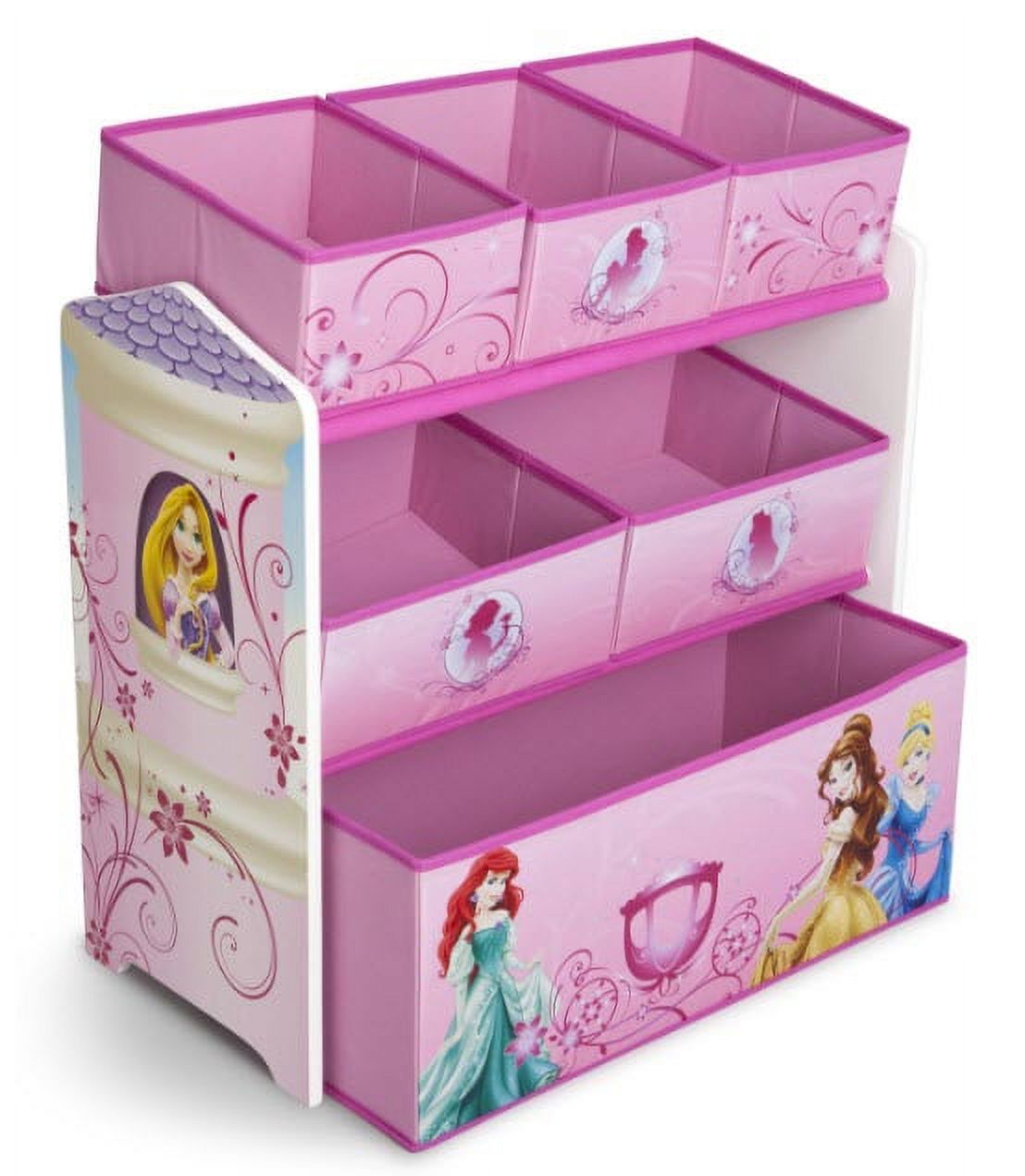Delta Children Disney Princess Multi-Bin Toy Organizer - image 1 of 3