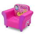 thumbnail image 1 of Delta Children Disney Princess Upholstered Toddler Chair with Side Pockets, Pink, 1 of 5