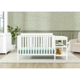 thumbnail image 1 of Delta Children Ellie 5-in-1 Convertible Crib and Changer - Greenguard Gold Certified, Bianca White, 1 of 12