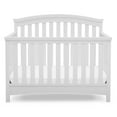 Delta Children Emerson 4in1 Convertible Crib Greenguard Gold Certified, Bianca White