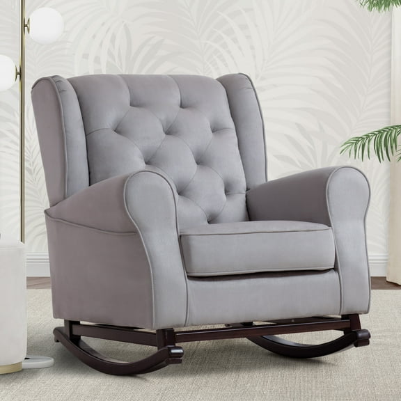 Delta Children Emma Nursery Rocking Chair, Dove Grey