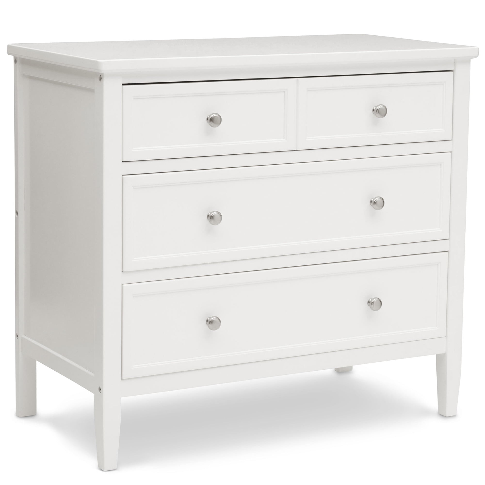 Delta Children Epic 3Drawer Dresser, Greenguard Gold Certified, Bianca White