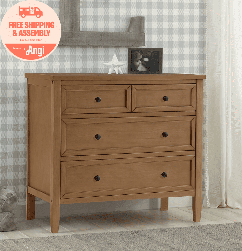 Epic 3 Drawer Dresser with Interlocking Drawers
