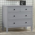 thumbnail image 1 of Delta Children Epic 3 Drawer Dresser with Interlocking Drawers - Greenguard Gold Certified, Grey, 1 of 8