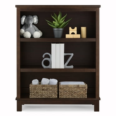 Delta Children Epic 3-Tier Kids Bookshelf, Walnut Espresso