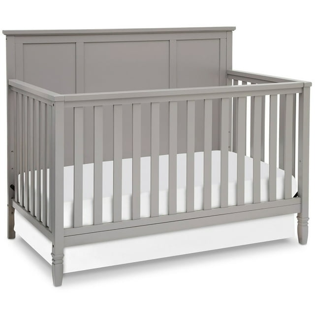 Delta Children Epic 4-in-1 Convertible Crib, Greenguard Gold Certified, Gray