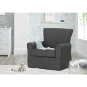 Delta Children Epic Nursery Glider Swivel Rocker Chair, Charcoal