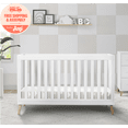thumbnail image 1 of Delta Children Essex 4-in-1 Convertible Baby Crib, Bianca White/Natural Legs, 1 of 14