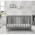 thumbnail image 1 of Delta Children Essex 4-in-1 Convertible Baby Crib, Grey/Natural Legs, 1 of 12