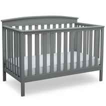 Delta Children Gateway 4-in-1 Convertible Baby Crib, Grey