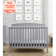 thumbnail image 1 of Delta Children Hanover 6-in-1 Convertible Baby Crib, Grey, 1 of 16