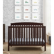 Delta Children Hanover 6-in-1 Convertible Baby Crib, Walnut Espresso