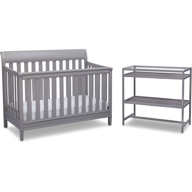 Delta Children Harbor 4in1 Convertible Crib & Changing Table Set