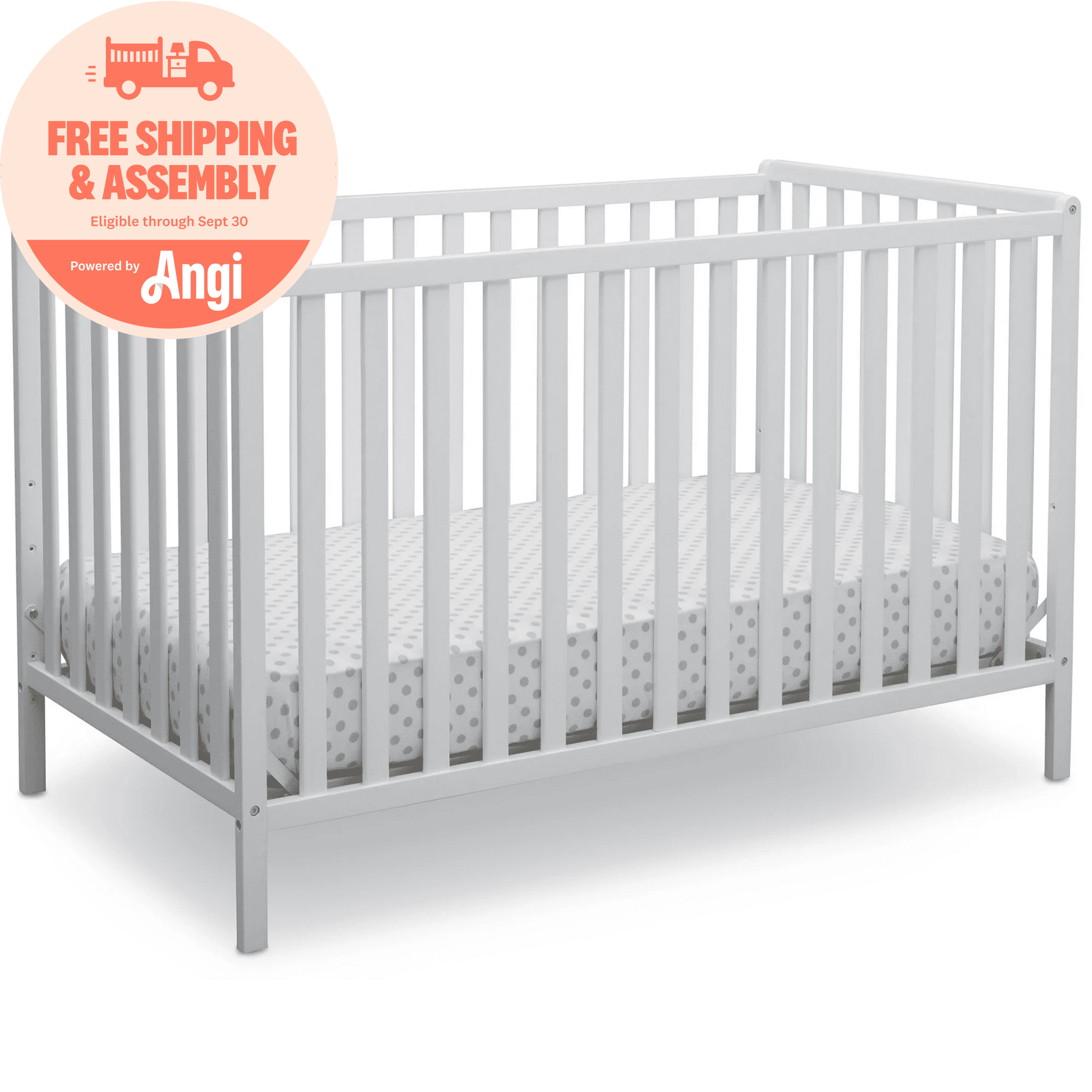 Free Shipping! Delta Children Heartland 4-in-1 Convertible