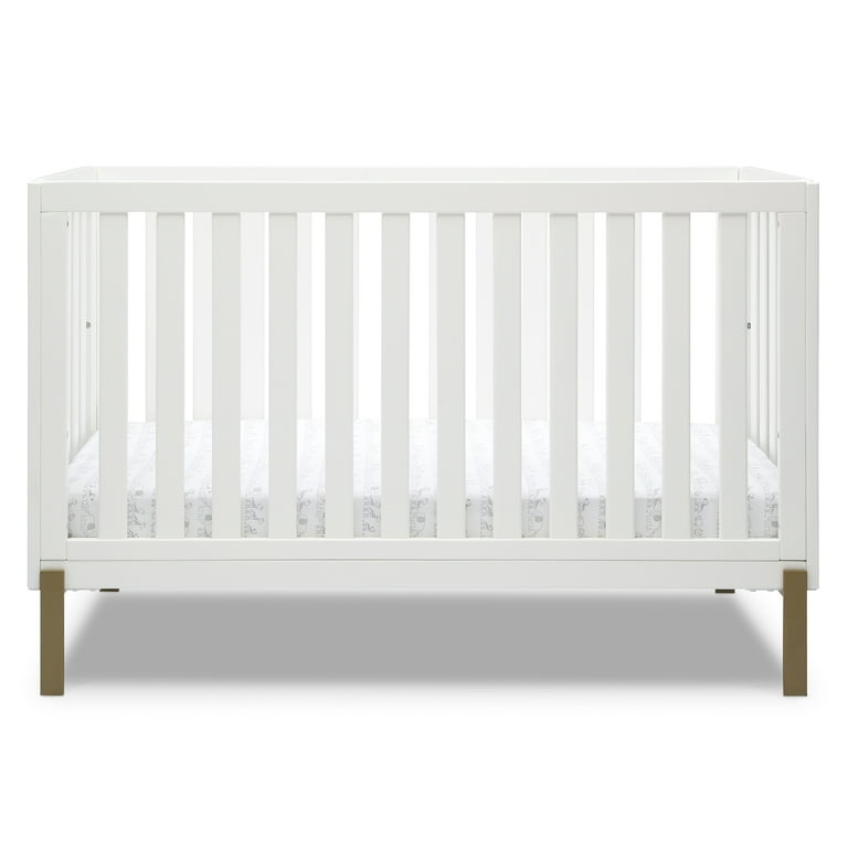 Delta white cheap convertible crib