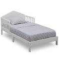 thumbnail image 1 of Delta Children Homestead Toddler Bed, Greenguard Gold Certified, Bianca White, 1 of 5