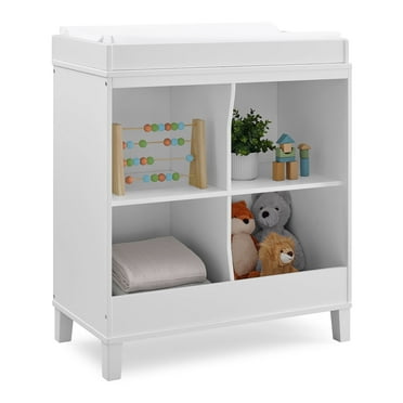 Delta Children Wilmington Changing Table with Pad, White - Walmart.com