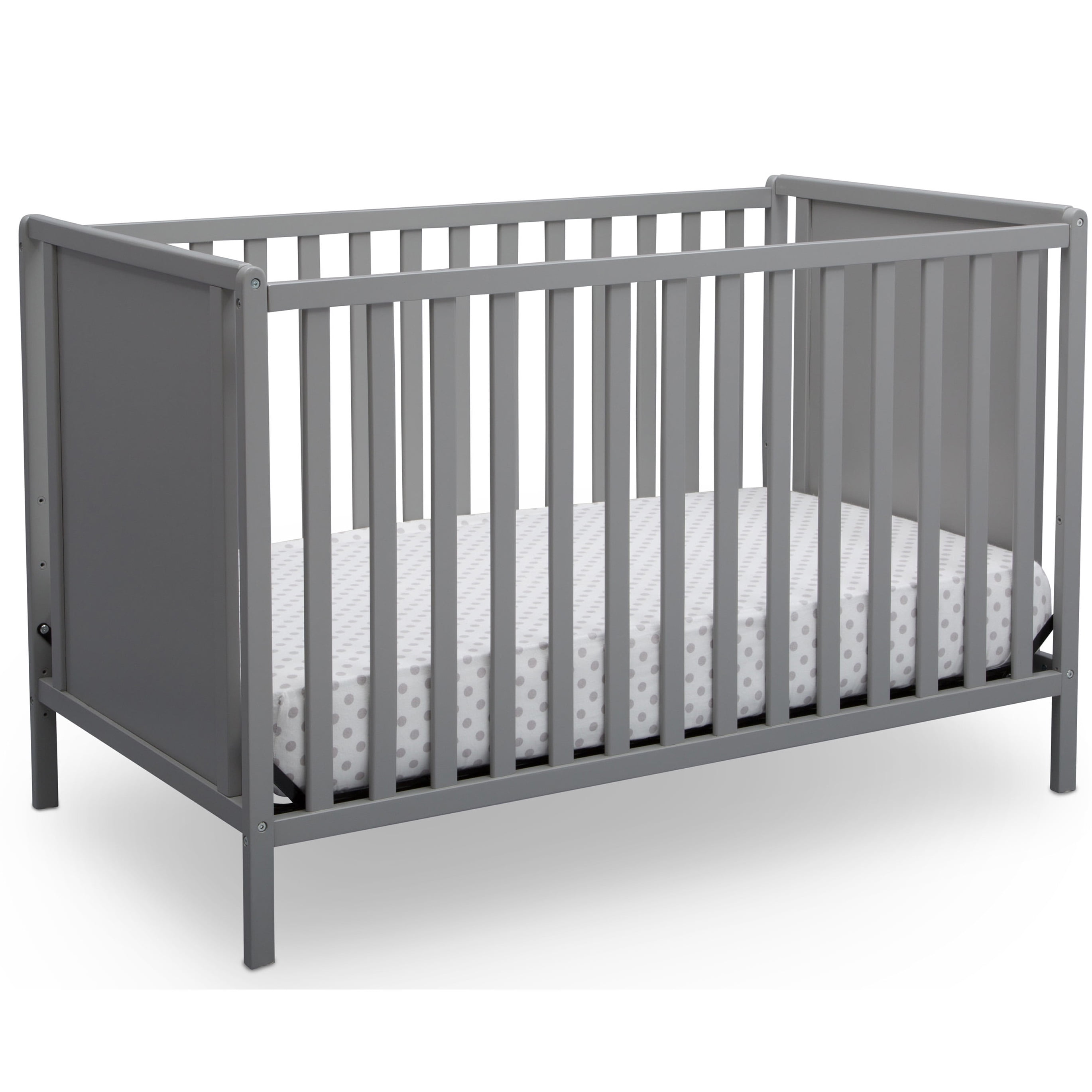 Delta Children Hudson 4in1 Convertible Crib, Grey