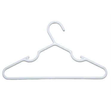 Delta Children Infant and Toddler Plastic Clothing Hangers, 100 Pack, White