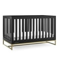 thumbnail image 1 of Delta Children Jade 4-in-1 Convertible Baby Crib - Greenguard Gold Certified, Ebony/Bronze, 1 of 12