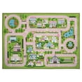 thumbnail image 1 of Delta Children Kids Large Road Map Activity Rug, 54-inch L x 39-inch W, Pink City, 1 of 11