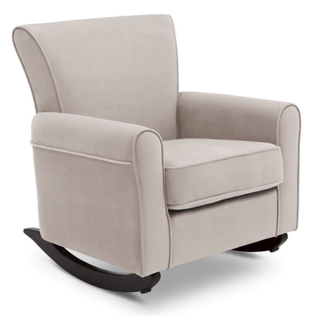 Delta Children Lancaster Rocking Chair Featuring Live Smart Fabric, Linen