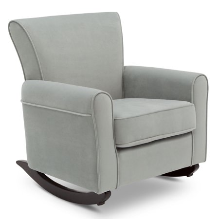 Delta Children Lancaster Rocking Chair Featuring Live Smart Fabric, Mist