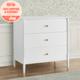 thumbnail image 1 of Delta Children Lily 3 Drawer Dresser with Interlocking Drawers, Bianca White, 1 of 14