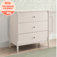 thumbnail image 1 of Delta Children Lily 3 Drawer Dresser with Interlocking Drawers, Soft Beige, 1 of 14