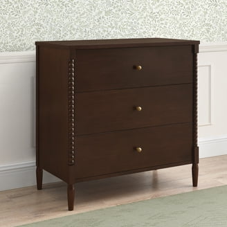 dark brown nursery dresser Storkcraft Crescent 6 Drawer Nursery Dresser, Hazelnut
